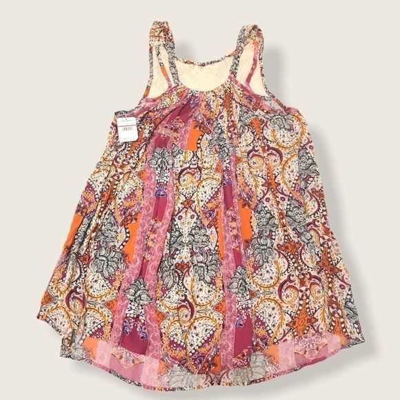 ⭐️ HP FREE PEOPLE Count Me In Floral Trapeze Tank Tunic - Picture 6 of 9